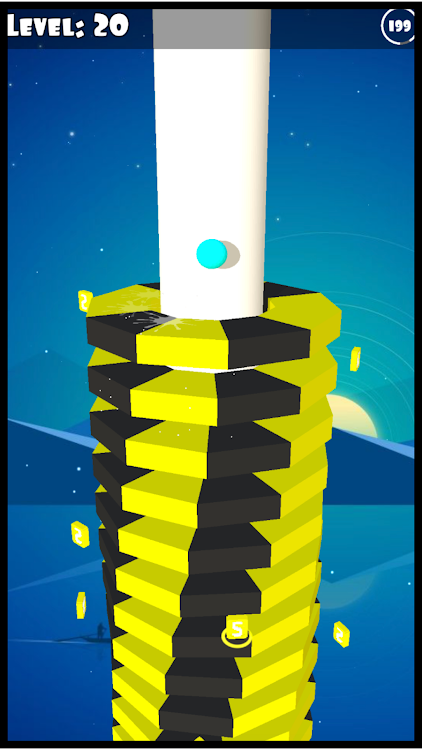 #3. Stack Blast Ball Jump Game (Android) By: IBreatheGames