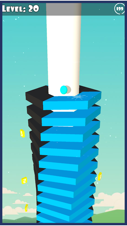 #5. Stack Blast Ball Jump Game (Android) By: IBreatheGames