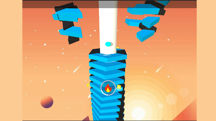 #7. Stack Blast Ball Jump Game (Android) By: IBreatheGames