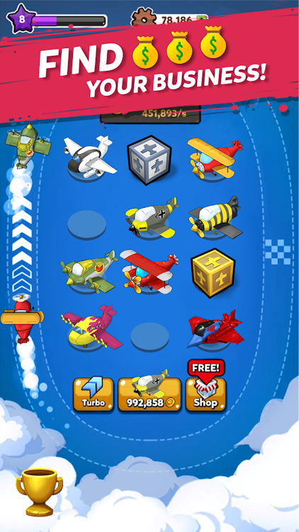 #3. Merge AirPlane: Plane Merger (Android) By: NOXGAMES