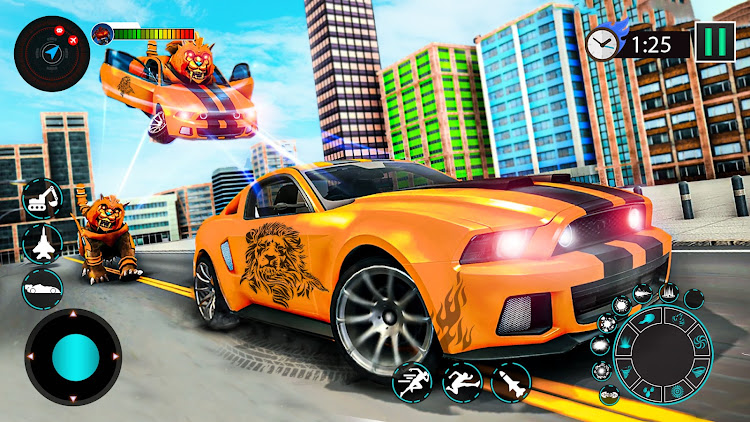 #8. Animal Robot Car Transform 3D (Android) By: Fast Games Studio Ltd.