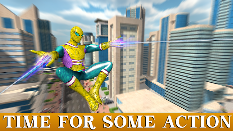 #7. Spider Rope Hero: Spider Hero (Android) By: 17th Game Street