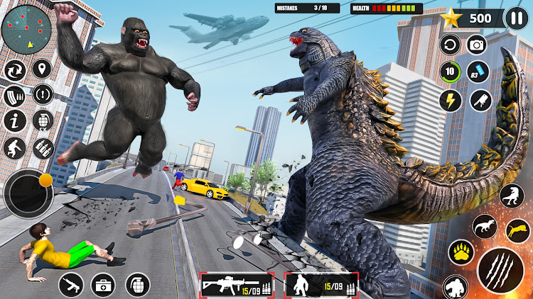 #5. Wild Gorilla Game: Smash City (Android) By: MegaGamez