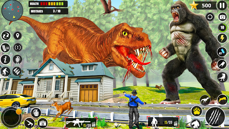 #8. Wild Gorilla Game: Smash City (Android) By: MegaGamez