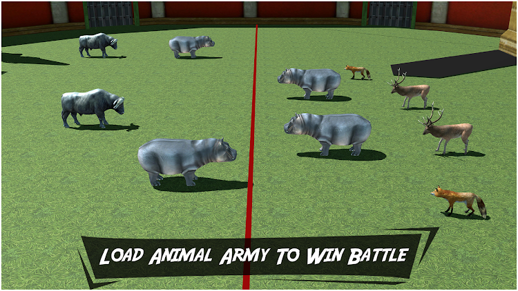 #3. Animal War: Battle Simulator (Android) By: AJ Games 3D