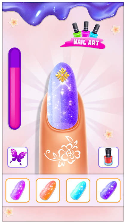 #2. Nail polish game nail art (Android) By: Pi Games Studio