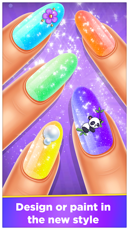 #3. Nail polish game nail art (Android) By: Pi Games Studio