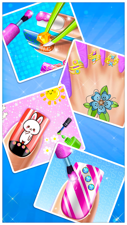 #4. Nail polish game nail art (Android) By: Pi Games Studio