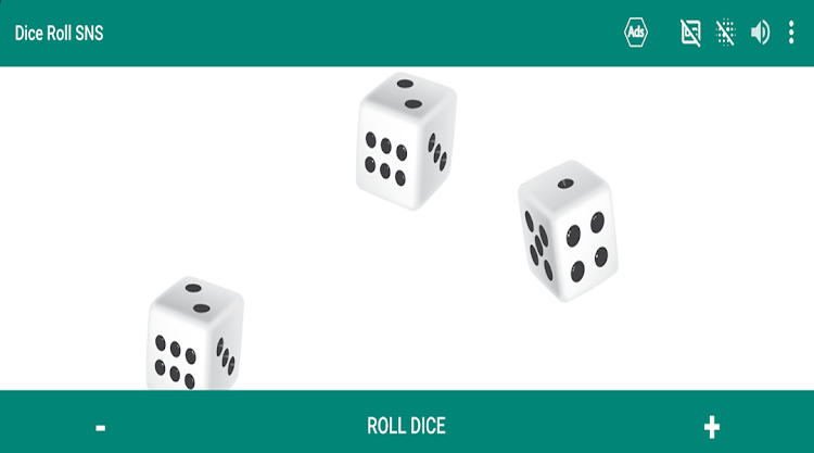 #3. Dice Roll - Virtual Dice (Android) By: Senyuk