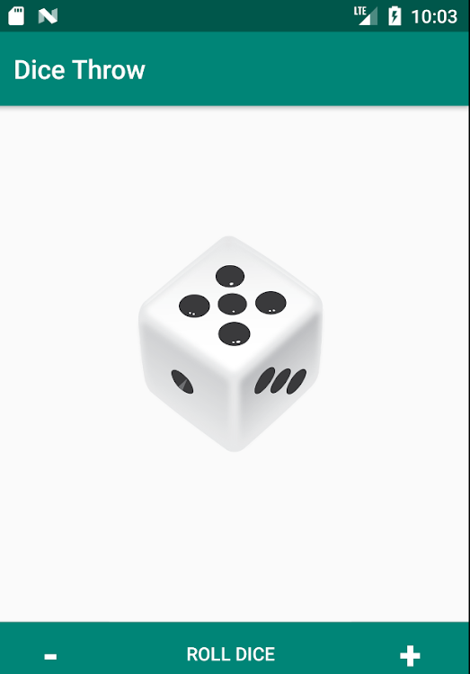 #6. Dice Roll - Virtual Dice (Android) By: Senyuk