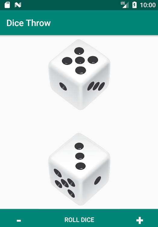 #7. Dice Roll - Virtual Dice (Android) By: Senyuk