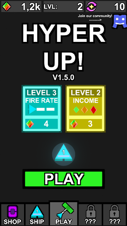 #6. Hyper UP! - Hyper Spaceship (Android) By: FM games