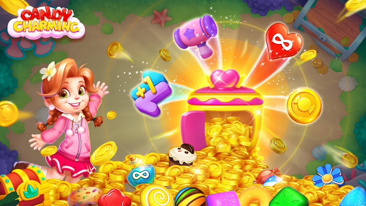 #7. Candy Charming - Match 3 Games (Android) By: 707 INTERACTIVE: Fun Epic Casual Games