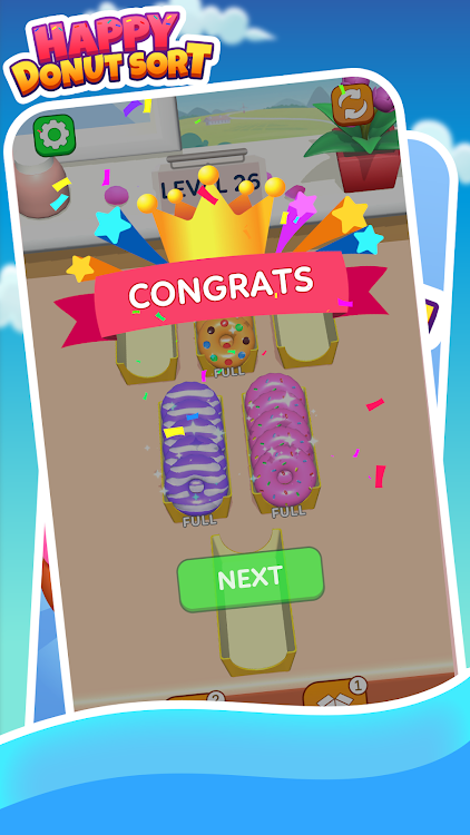 #3. Happy Donut Sort (Android) By: PoPMu