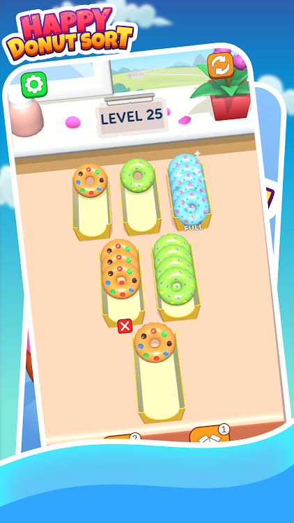 #5. Happy Donut Sort (Android) By: PoPMu