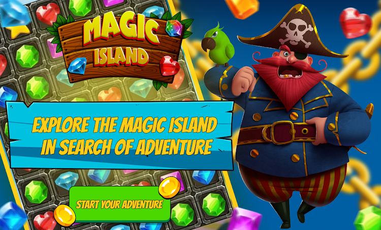 #7. Magic Island match 3 (Android) By: Fresh Lemonade Team.Ltd