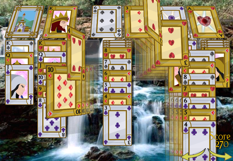 #10. Solitaire 3D Classic Klondike+ (Android) By: Jawfin Developments