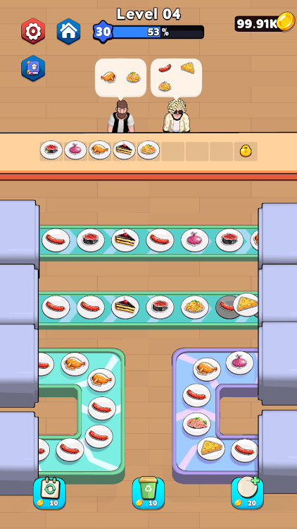 #2. Cooking Sort (Android) By: jennywhiteshrimp