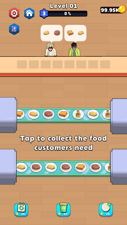 #5. Cooking Sort (Android) By: jennywhiteshrimp