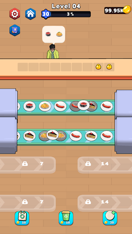 #7. Cooking Sort (Android) By: jennywhiteshrimp