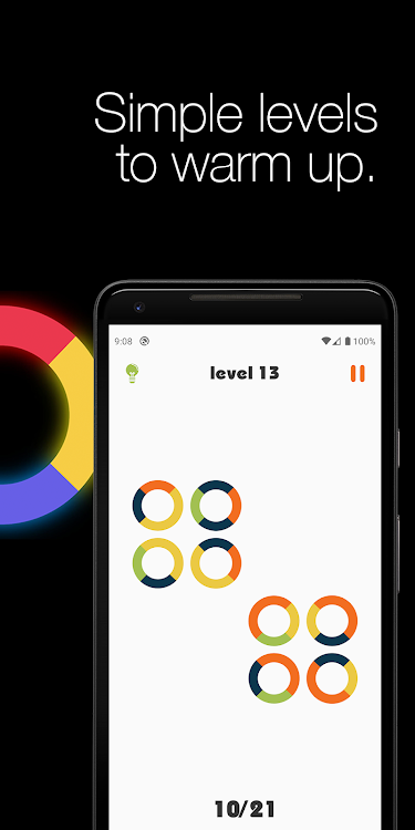 #7. Logic circles. Puzzle game. (Android) By: nixGames