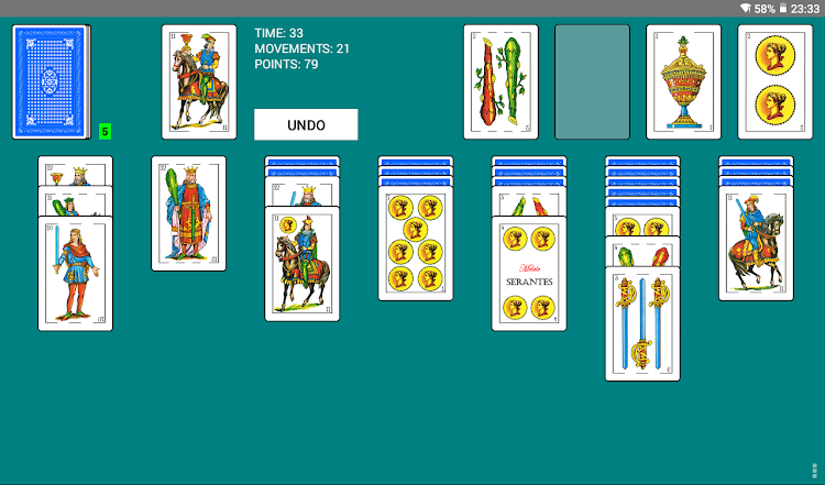 #9. Spanish Solitaire (Android) By: Melele