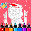 Happy hazbin Hotel Coloring icon