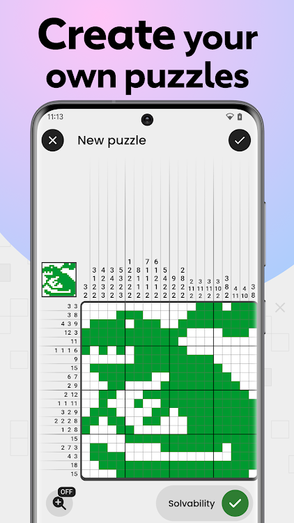 #6. Pixelogic - Daily Nonograms (Android) By: okayest! studios