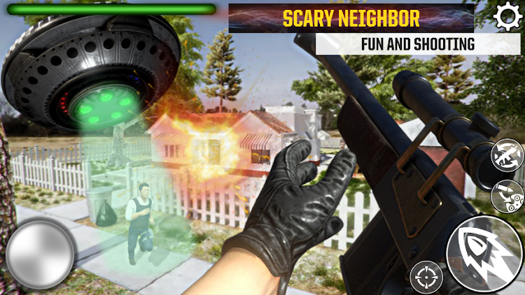 #7. Granny Kick Neighbor: granny (Android) By: sultanware