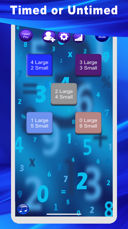 #3. Number Scramble - Mental Math (Android) By: Smarter Apps and Brain Games