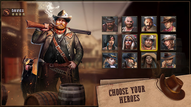 #2. West Game: Conquer the Western (Android) By: LeyiGames