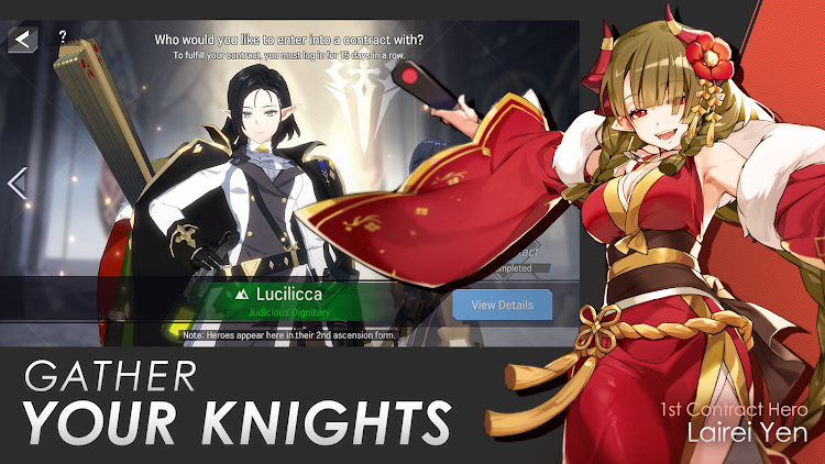 #3. Lord of Heroes: anime games (Android) By: CloverGames