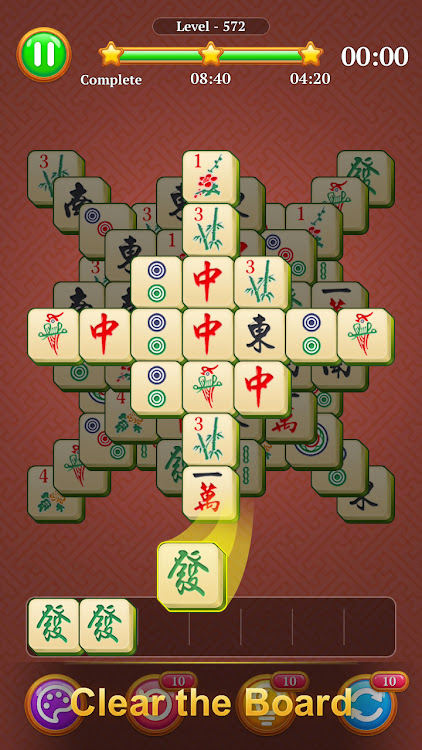 #6. Mahjong Solitaire: 3 Tiles (Android) By: ARCFUN