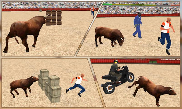 #4. Angry Bull Attack Simulator (Android) By: Digital Toys Studio