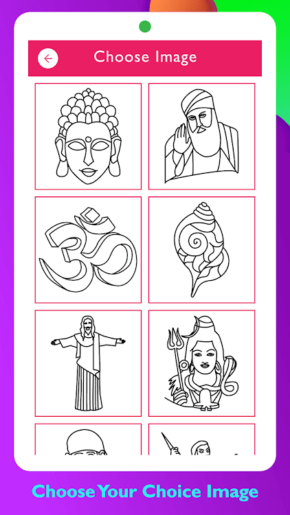 #2. Gods Coloring Book & Gods Pain (Android) By: HD Technolabs