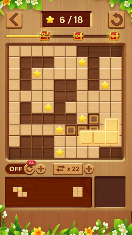 #5. Wood Block Puzzle: Jigsaw Game (Android) By: Jewel Loft