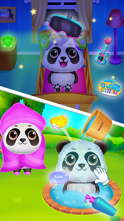 #8. Panda caretaker pet salon game (Android) By: Ginchu Games