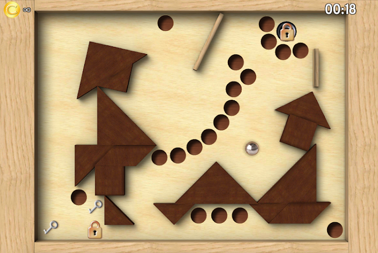 #10. Classic Labyrinth 3d Maze (Android) By: Cabbiegames