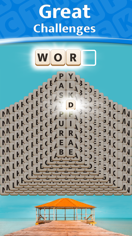 #2. Word Tiles Puzzle: Word Search (Android) By: Gulliver's Games