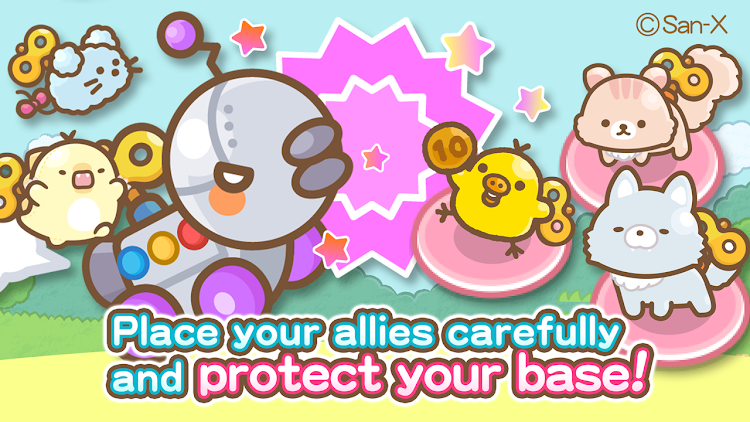 #9. Korilakkuma Tower Defense (Android) By: Imagineer Co.,Ltd.