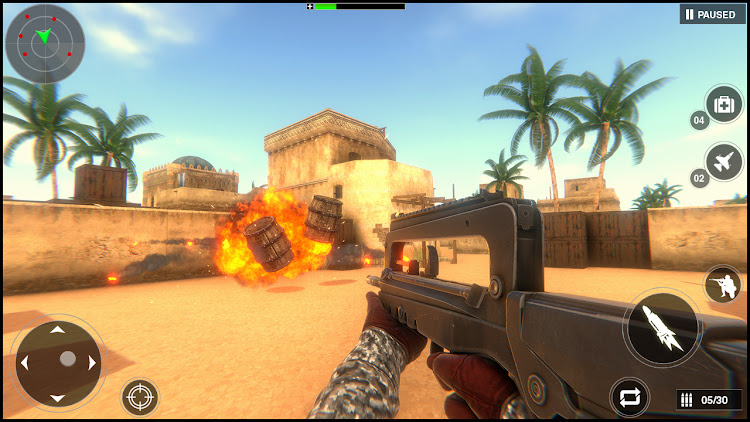 #6. Critical Gun Strike FPS CS Ops (Android) By: Fire Hero Fun Crazy Games