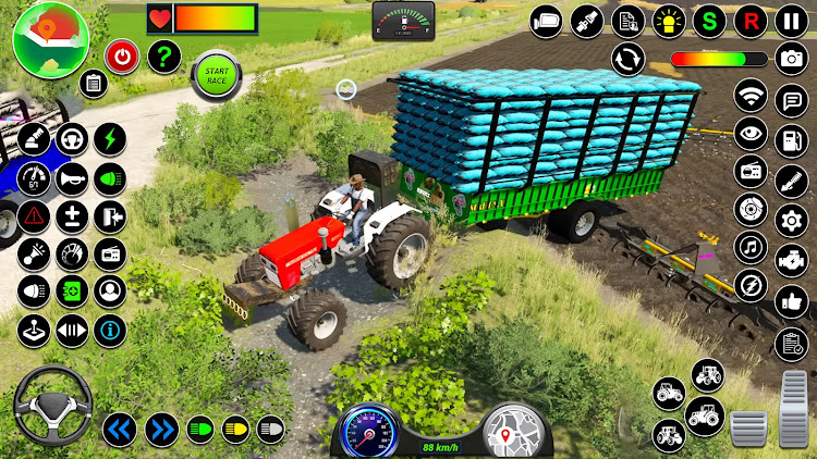 #2. Tractor Farming Games 2023 (Android) By: Vine Gamers Inc.