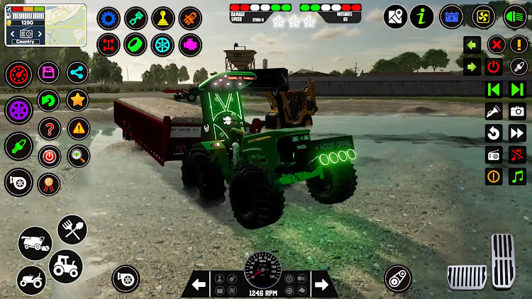 #3. Tractor Game 3d Indian Farming (Android) By: Right Solution Inc