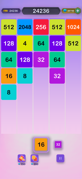 #2. 2048 - Numbers Puzzle Game (Android) By: Appgeneration - Radio, Podcasts, Games