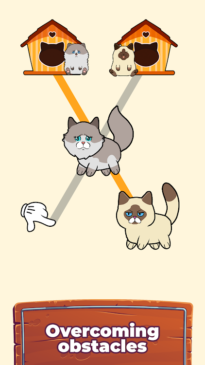 #6. Cat Rush Puzzle: Draw To Save (Android) By: Commandoo Jsc