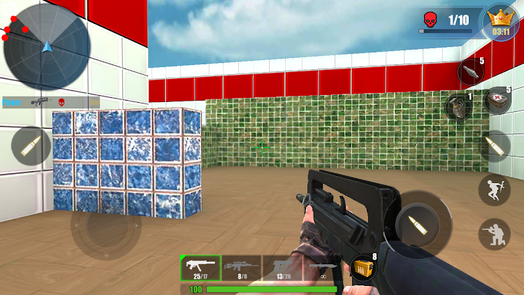 #7. Counter Strike : Shooting Hero (Android) By: Player One Limited