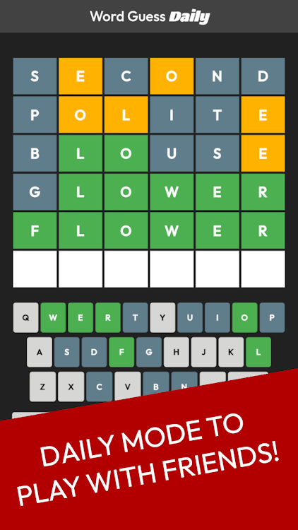 #8. Word Guess Infinite (Android) By: Chavalo Tech