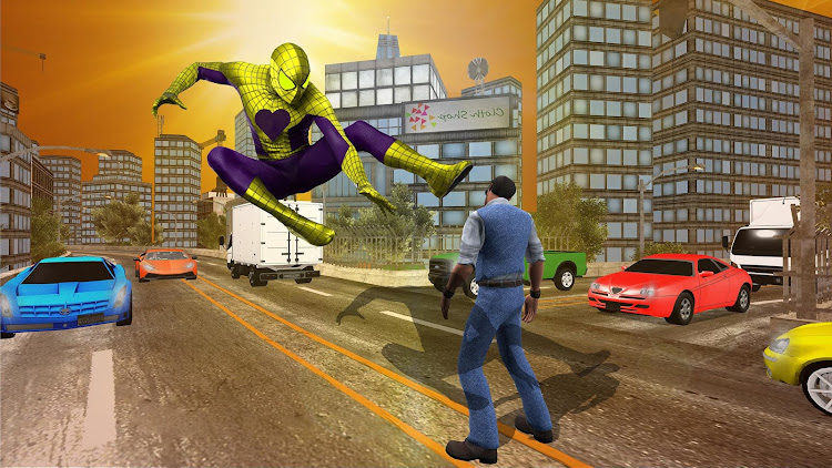 #5. Super hero Spider boy games (Android) By: Big Gamers Studios