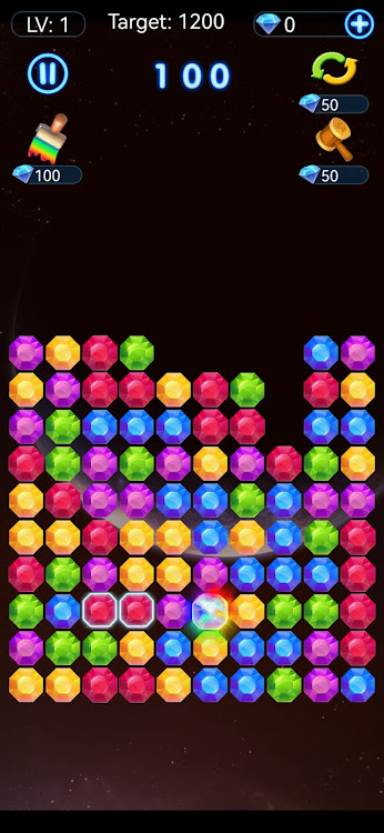 #2. Pop Stone 2 - Puzzle Match 3 (Android) By: Idle Mobile Game