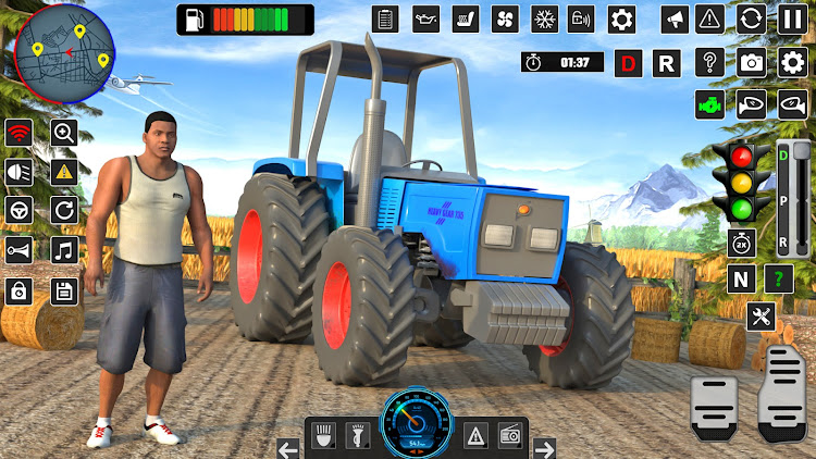 #10. Real Tractor Farming Game 3D (Android) By: Game Burg